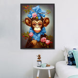 Affe 5d Diy Diamond Painting Diamant Malerei Set MJ9621