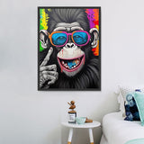 Affe 5d Diy Diamond Painting Diamant Malerei Set MJ9624