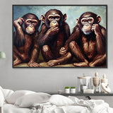 Affe 5d Diy Diamond Painting Diamant Malerei Set MJ9628