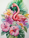 Flamingo 5d Diy Diamond Painting Diamant Malerei Set MJ9635