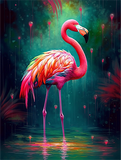 Flamingo 5d Diy Diamond Painting Diamant Malerei Set MJ9638