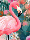 Flamingo 5d Diy Diamond Painting Diamant Malerei Set MJ9640