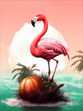 Flamingo 5d Diy Diamond Painting Diamant Malerei Set MJ9654