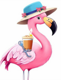 Flamingo 5d Diy Diamond Painting Diamant Malerei Set MJ9657