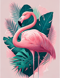 Flamingo 5d Diy Diamond Painting Diamant Malerei Set MJ9660