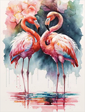 Flamingo 5d Diy Diamond Painting Diamant Malerei Set MJ9664