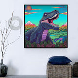 Dinosaurier 5d Diy Diamond Painting Diamant Malerei Set MJ9707