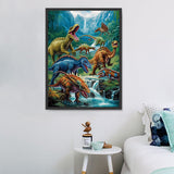 Dinosaurier 5d Diy Diamond Painting Diamant Malerei Set MJ9720