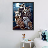 Eule 5d Diy Diamond Painting Diamant Malerei Set MJ9762