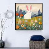 Kaninchen 5d Diy Diamond Painting Diamant Malerei Set MJ9816