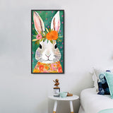 Kaninchen 5d Diy Diamond Painting Diamant Malerei Set MJ9821