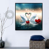 Schwan 5d Diy Diamond Painting Diamant Malerei Set MJ9866