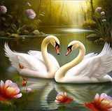 Schwan 5d Diy Diamond Painting Diamant Malerei Set MJ9869