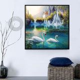 Schwan 5d Diy Diamond Painting Diamant Malerei Set MJ9873