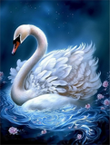 Schwan 5d Diy Diamond Painting Diamant Malerei Set MJ9882