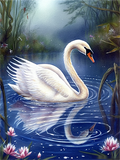 Schwan 5d Diy Diamond Painting Diamant Malerei Set MJ9883