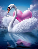 Schwan 5d Diy Diamond Painting Diamant Malerei Set MJ9885