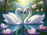 Schwan 5d Diy Diamond Painting Diamant Malerei Set MJ9891