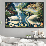 Schwan 5d Diy Diamond Painting Diamant Malerei Set MJ9893