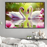 Schwan 5d Diy Diamond Painting Diamant Malerei Set MJ9896