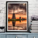 Windmühle 5d Diy Diamond Painting Diamant Malerei Set NA0981