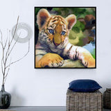 Tiger 5d Diy Diamond Painting Diamant Malerei Set PX1693322