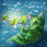 Katze 5d Diy Diamond Painting Diamant Malerei Set PX3977208