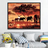 Elefant 5d Diy Diamond Painting Diamant Malerei Set QB5385