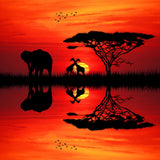 Elefant 5d Diy Diamond Painting Diamant Malerei Set RF24181168