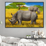 Nashorn 5d Diy Diamond Painting Diamant Malerei Set SS169127399
