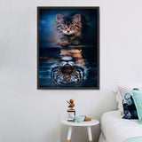 Katze 5d Diy Diamond Painting Diamant Malerei Set SS1800076843