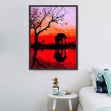 Elefant 5d Diy Diamond Painting Diamant Malerei Set SS1861403728