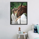 Tier und Mensch 5d Diy Diamond Painting Diamant Malerei Set SS284515475