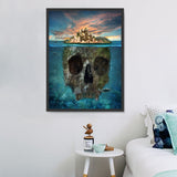 Schädel 5d Diy Diamond Painting Diamant Malerei Set SS451990375