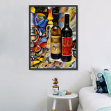 Wein 5d Diy Diamond Painting Diamant Malerei Set SS606095936
