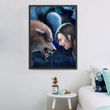 Tier und Mensch 5d Diy Diamond Painting Diamant Malerei Set SS618439880