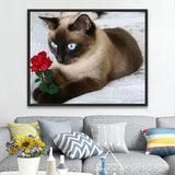 Katze 5d Diy Diamond Painting Diamant Malerei Set VM1187