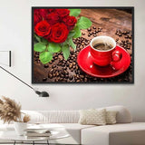 Kaffee 5d Diy Diamond Painting Diamant Malerei Set VM3007