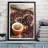 Kaffee 5d Diy Diamond Painting Diamant Malerei Set VM878