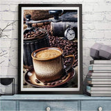 Kaffee 5d Diy Diamond Painting Diamant Malerei Set VM8884