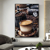 Kaffee 5d Diy Diamond Painting Diamant Malerei Set VM8884